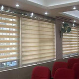 Soft gauze curtain (zebra curtain)